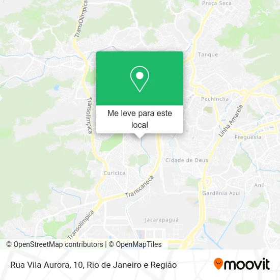 Rua Vila Aurora, 10 mapa