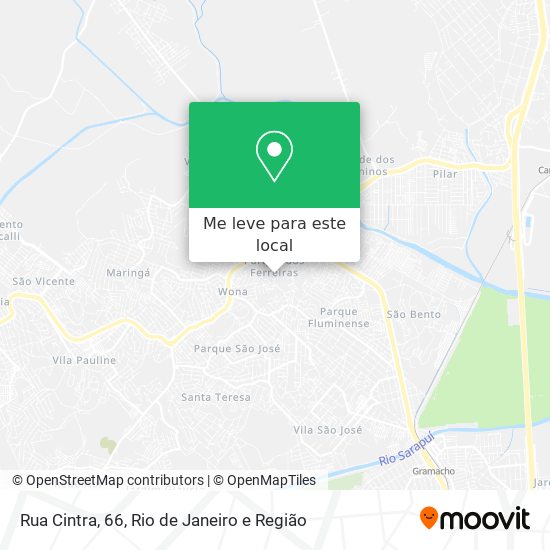Rua Cintra, 66 mapa