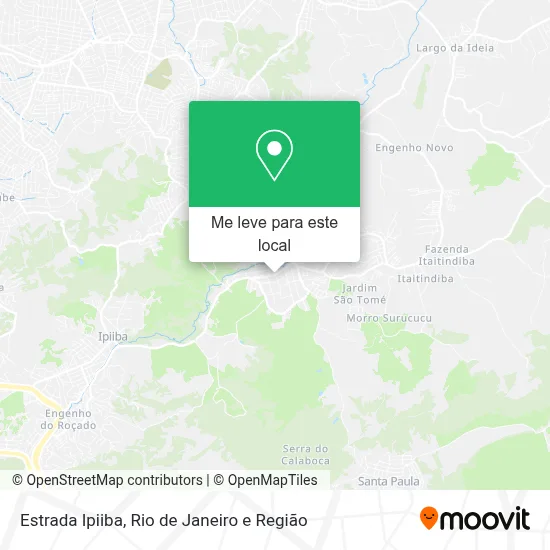 Estrada Ipiiba mapa