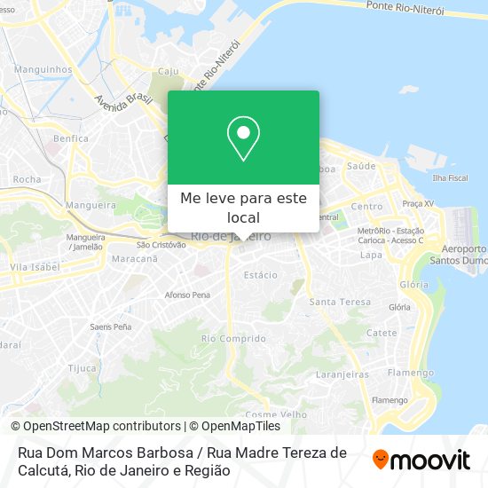 Rua Dom Marcos Barbosa / Rua Madre Tereza de Calcutá mapa