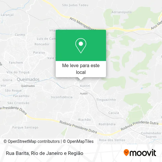 Rua Barita mapa