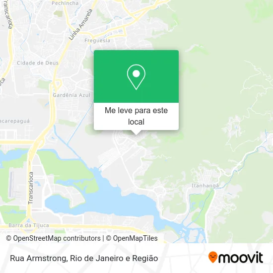 Rua Armstrong mapa