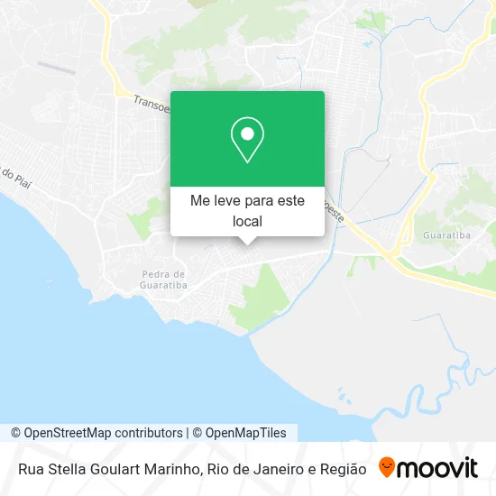 Rua Stella Goulart Marinho mapa