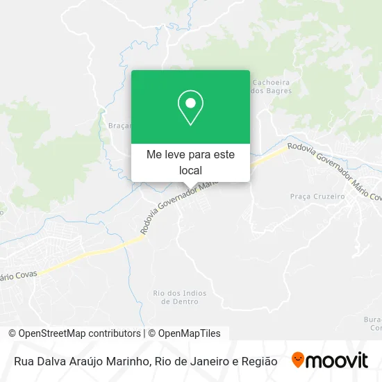Rua Dalva Araújo Marinho mapa