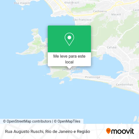 Rua Augusto Ruschi mapa