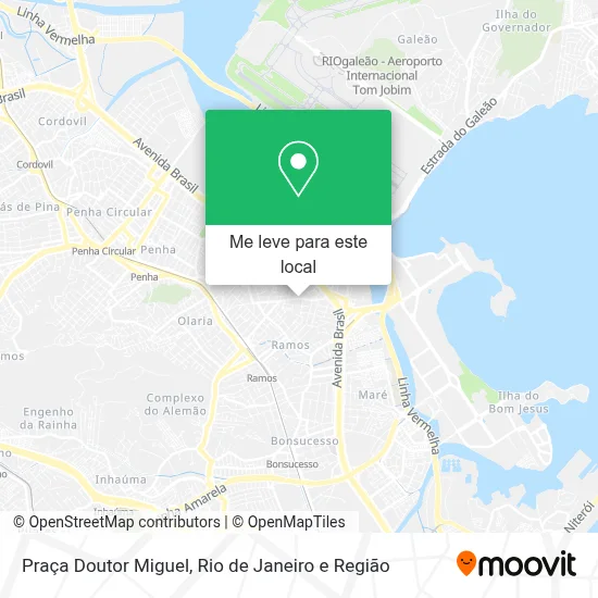 Praça Doutor Miguel mapa