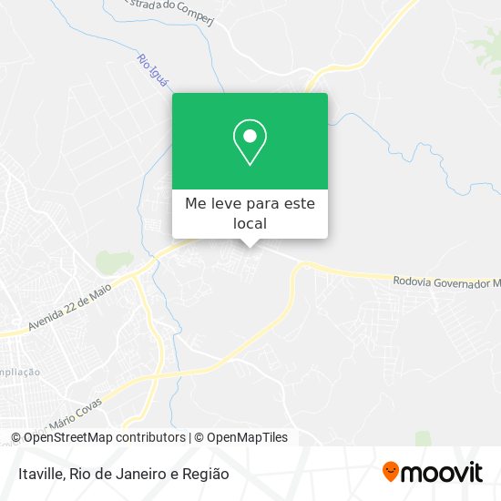 Itaville mapa