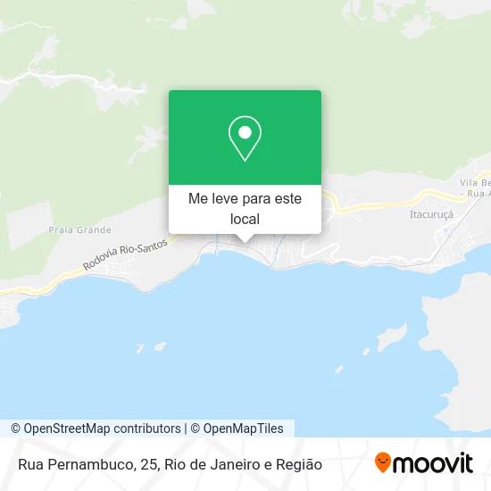 Rua Pernambuco, 25 mapa
