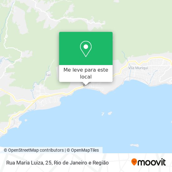 Rua Maria Luiza, 25 mapa