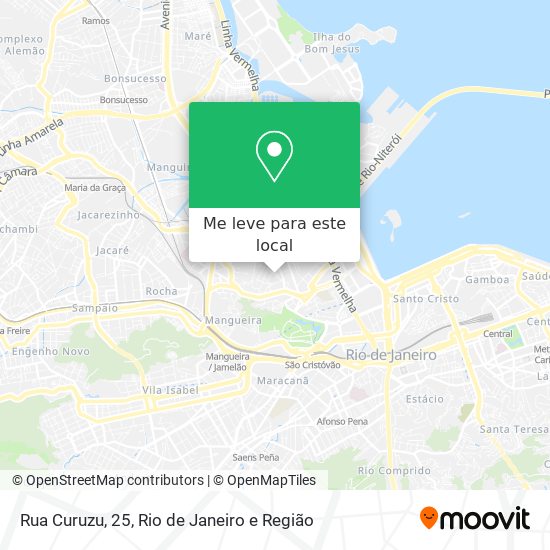 Rua Curuzu, 25 mapa