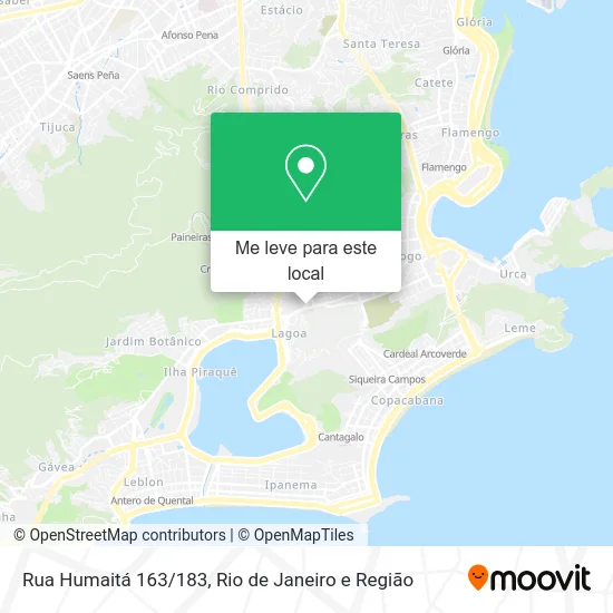 Rua Humaitá 163/183 mapa