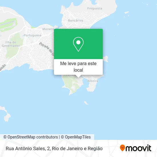 Rua Antônio Sales, 2 mapa