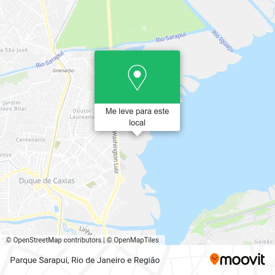 Parque Sarapuí mapa