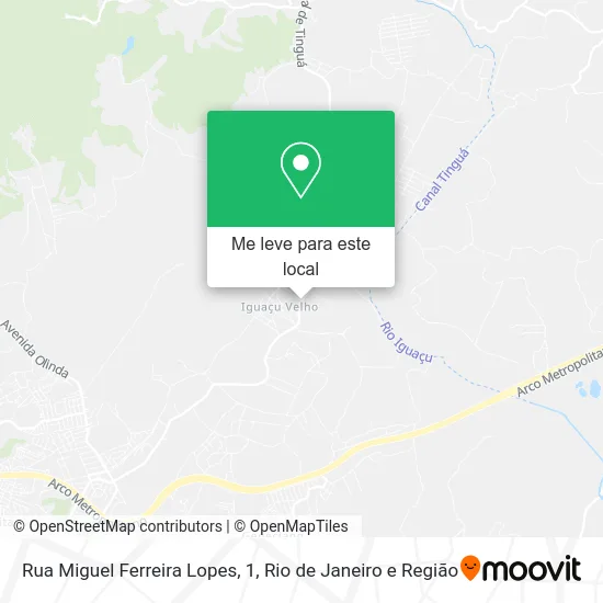 Rua Miguel Ferreira Lopes, 1 mapa