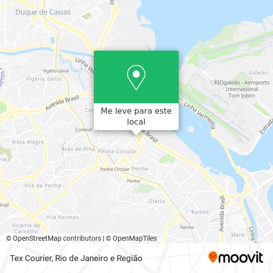Tex Courier mapa