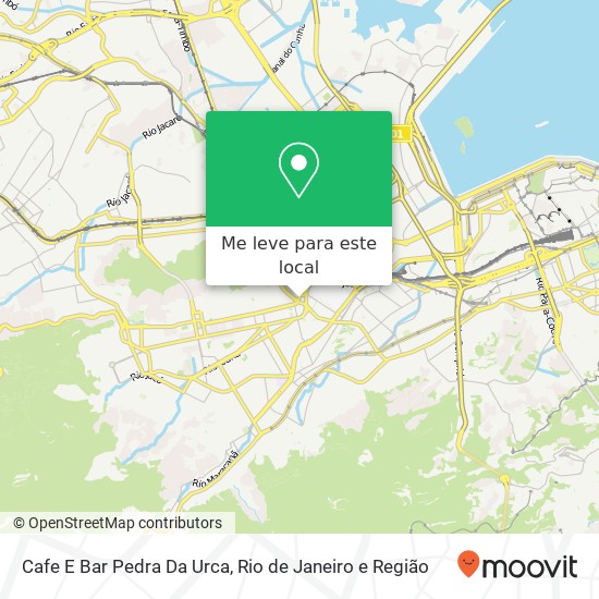 Cafe E Bar Pedra Da Urca mapa