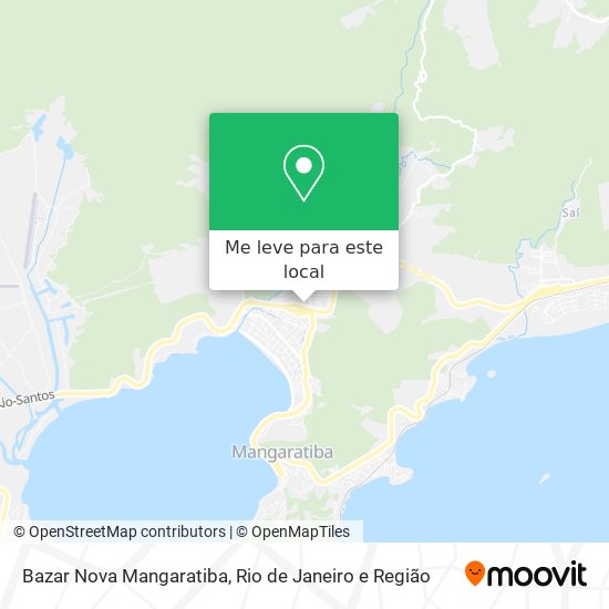 Bazar Nova Mangaratiba mapa