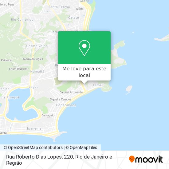 Rua Roberto Dias Lopes, 220 mapa