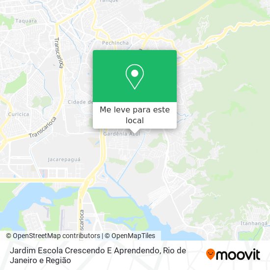 Jardim Escola Crescendo E Aprendendo mapa