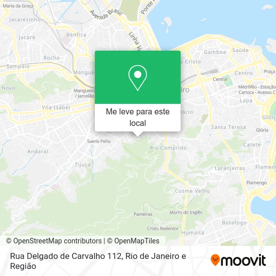 Rua Delgado de Carvalho 112 mapa