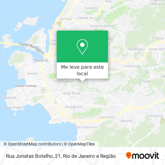 Rua Jonatas Botelho, 21 mapa