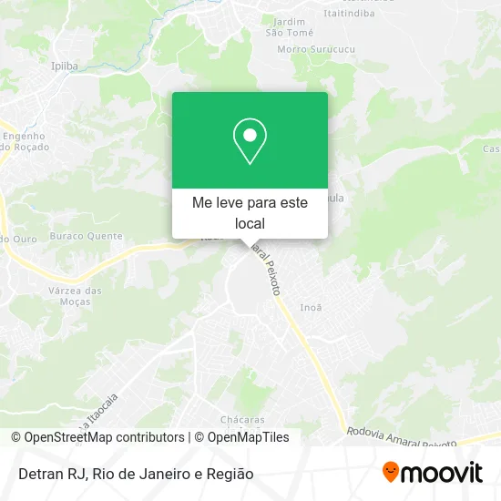 Detran RJ mapa