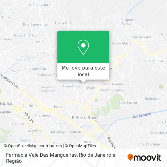 Farmacia Vale Das Mangueiras mapa