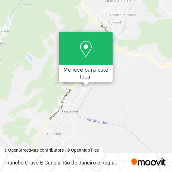 Rancho Cravo E Canela mapa