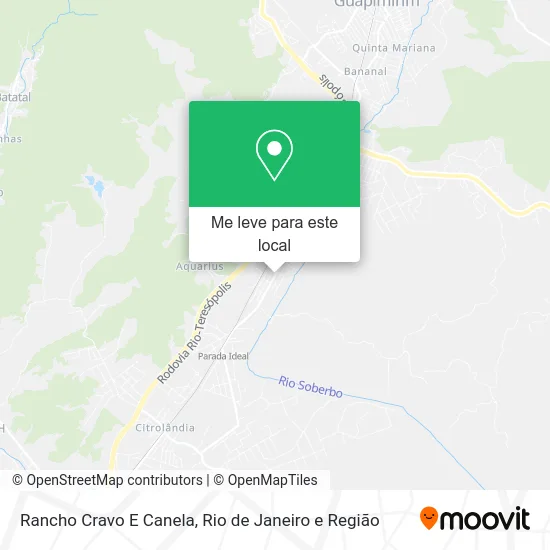 Rancho Cravo E Canela mapa