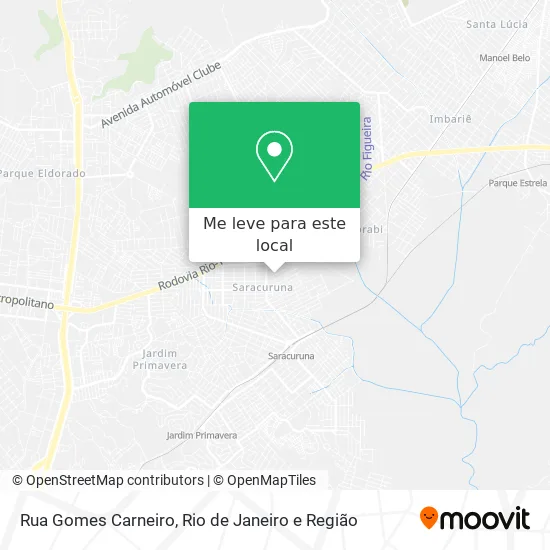 Rua Gomes Carneiro mapa