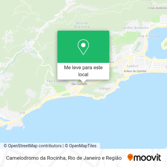 Camelodromo da Rocinha mapa