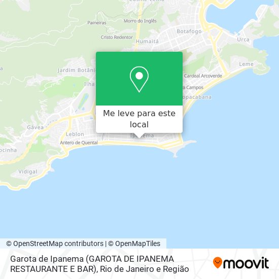 Garota de Ipanema (GAROTA DE IPANEMA RESTAURANTE E BAR) mapa