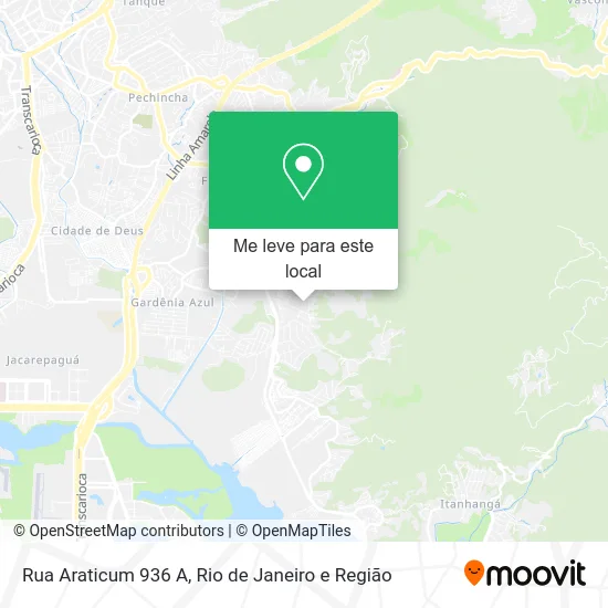 Rua Araticum 936 A mapa