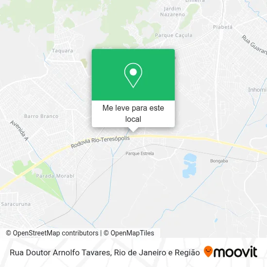Rua Doutor Arnolfo Tavares mapa
