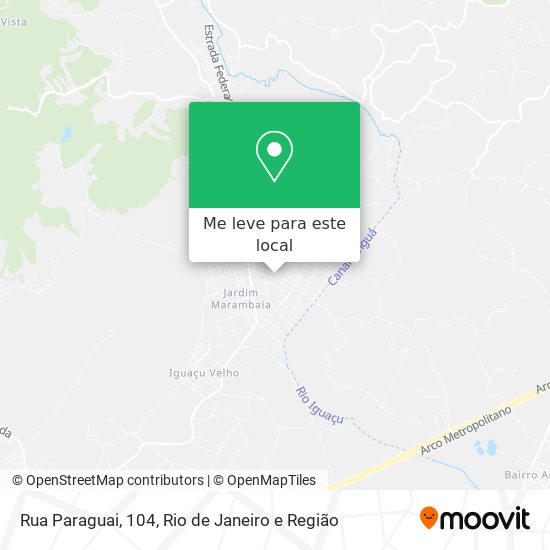 Rua Paraguai, 104 mapa