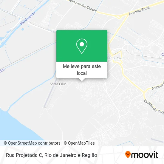 Rua Projetada C mapa