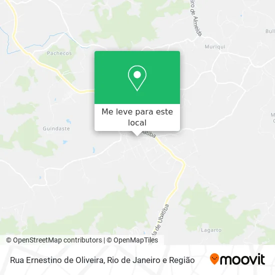 Rua Ernestino de Oliveira mapa