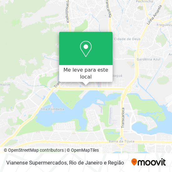 Vianense Supermercados mapa