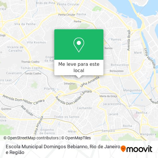 Escola Municipal Domingos Bebianno mapa