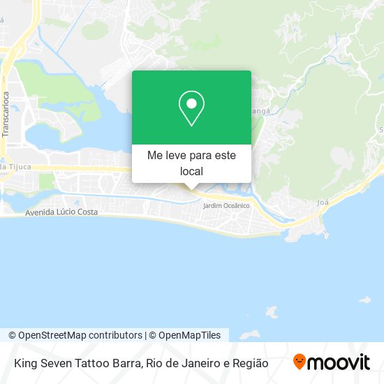 King Seven Tattoo Barra mapa