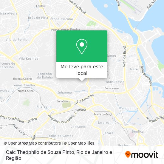 Caic Theóphilo de Souza Pinto mapa