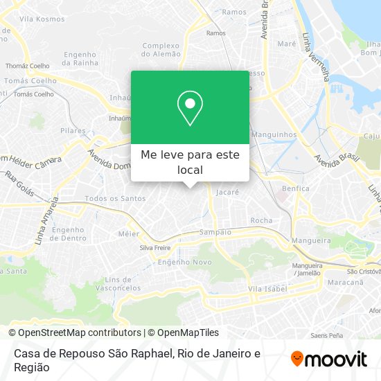 Casa de Repouso São Raphael mapa