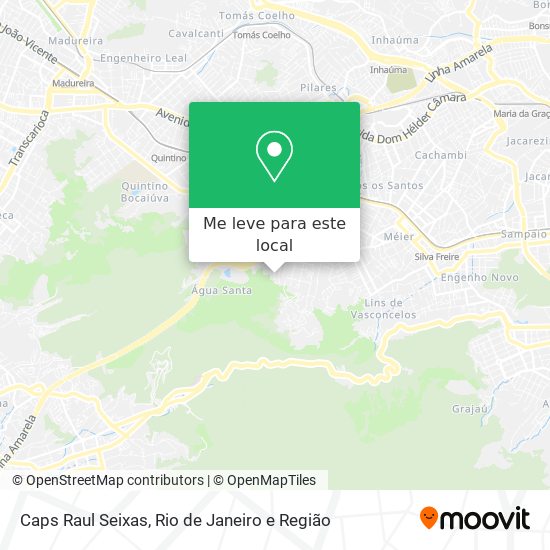 Caps Raul Seixas mapa
