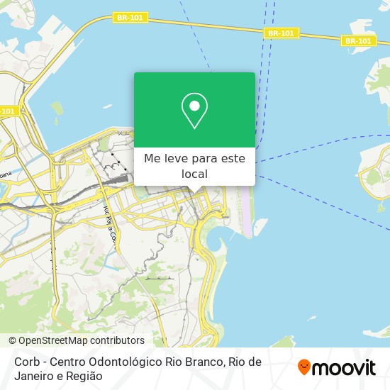 Corb - Centro Odontológico Rio Branco mapa