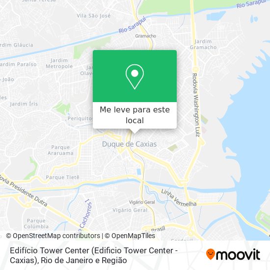 Edifício Tower Center (Edificio Tower Center - Caxias) mapa