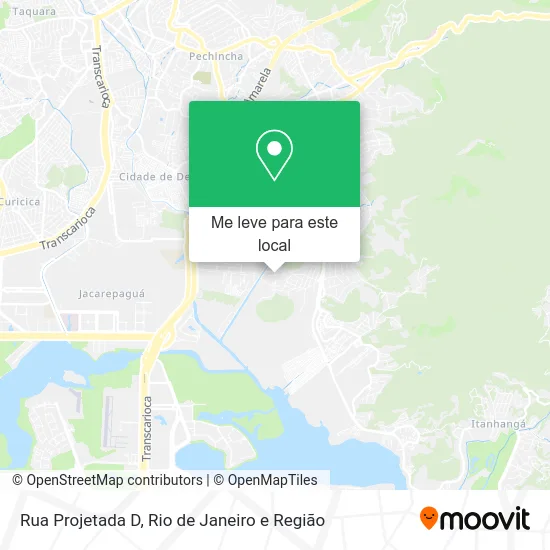 Rua Projetada D mapa