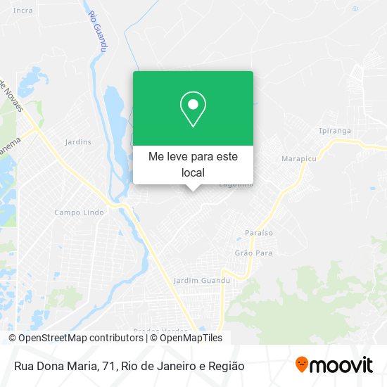Rua Dona Maria, 71 mapa