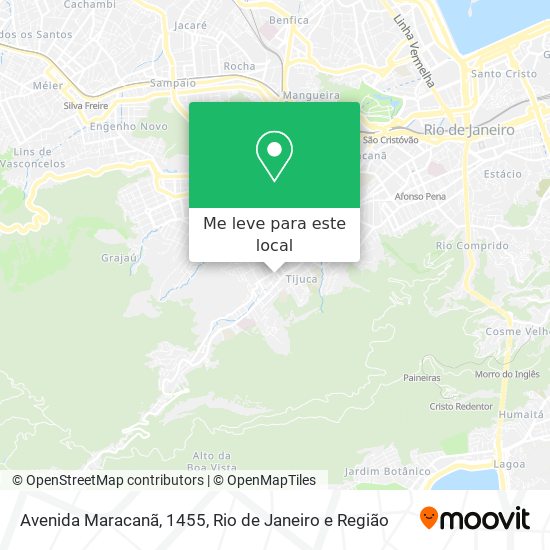 Avenida Maracanã, 1455 mapa