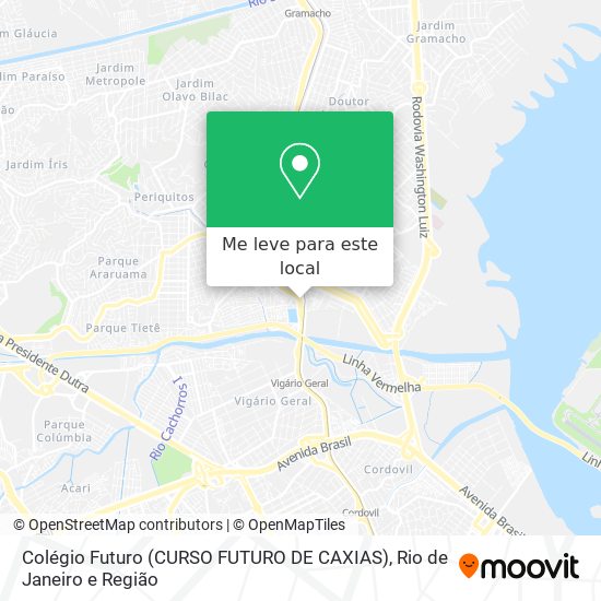 Colégio Futuro (CURSO FUTURO DE CAXIAS) mapa