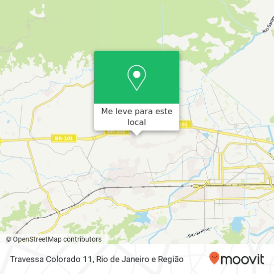 Travessa Colorado 11 mapa